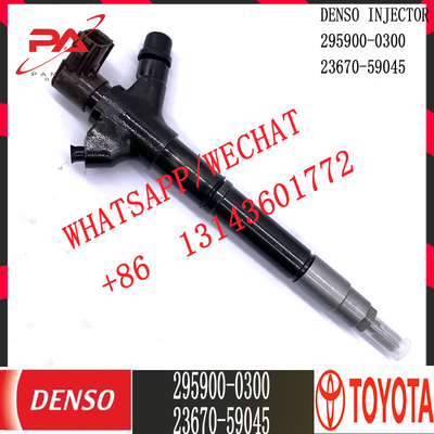 Κοινός εγχυτήρας 295900-0300 ραγών diesel DENSO για τη TOYOTA 23670-59045