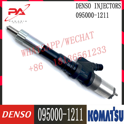 Εγχυτήρας 095000-1211 095000-0800 6156-11-3100 μηχανών της KOMATSU diesel για την κοινή ράγα DENSO