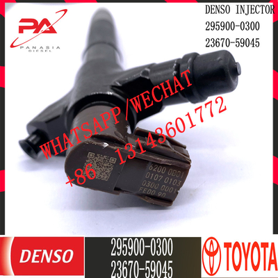 Κοινός εγχυτήρας 295900-0300 ραγών diesel DENSO για τη TOYOTA 23670-59045