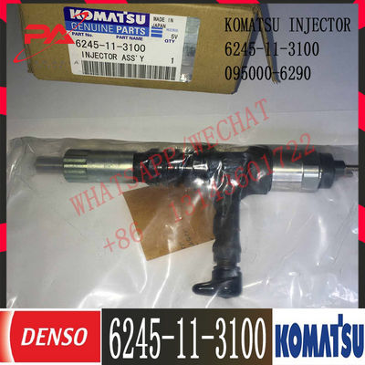 6245-11-3100 μηχανή diesel της KOMATSU saa6d170e-5 εγχυτήρας 6245-11-3100 095000-6290 καυσίμων pc1250-8