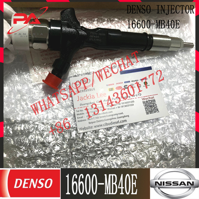 Γνήσιος κοινός εγχυτήρας καυσίμων 095000-6243 εγχυτήρων 095000-6240 ραγών για τη NISSAN 16600-VM00A 16600-VM00D 16600-MB40E