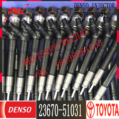 Κοινά ακροφύσια 095000-9780 23670-51031 εγχυτήρων καυσίμων εγχυτήρων ραγών diesel για τη Toyota