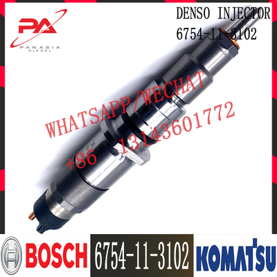 6745-11-3102 KOMATSU pc300-8 diesel saa6d114e-3 εγχυτήρας 6745-11-3100 6745-11-3102 εκσκαφέων καυσίμων μηχανών