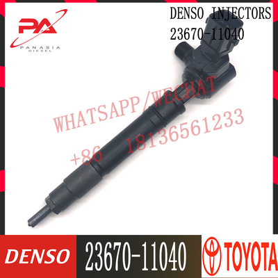Κοινός εγχυτήρας 23670-11040 23670-19065 καυσίμων ραγών της Toyota 2GD Hilux Denso