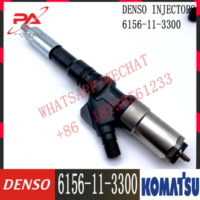 6D125 εγχυτήρας 6156-11-3300 095000-1211 καυσίμων μηχανών για τον εκσκαφέα Denso KOMATSU