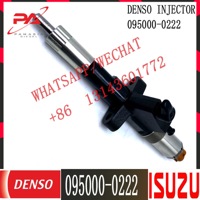 095000-0222 αρχικός κοινός εγχυτήρας 095000-0221 καυσίμων diesel ραγών για ISUZU 6SD1 1-15300347-3