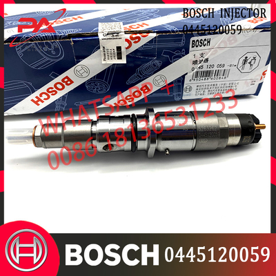 Κοινός εγχυτήρας 0445120059 ραγών diesel Bosch για τη KOMATSU Cummins saa6d107e-1 3976372